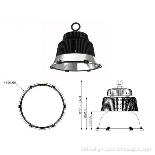 k2 series led high bay light 200W industrial lightings